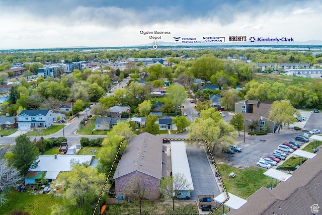 110 Jefferson Ave, Ogden, UT 84404 - aerial perspective of suburban area