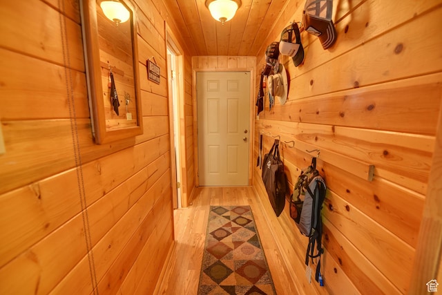 2690 E Hwy 153, Beaver, UT 84713 - hall featuring wood ceiling and wooden walls