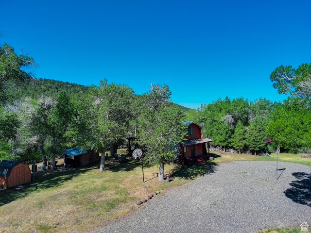 2690 E Hwy 153, Beaver, UT 84713 - view of yard featuring a storage shed