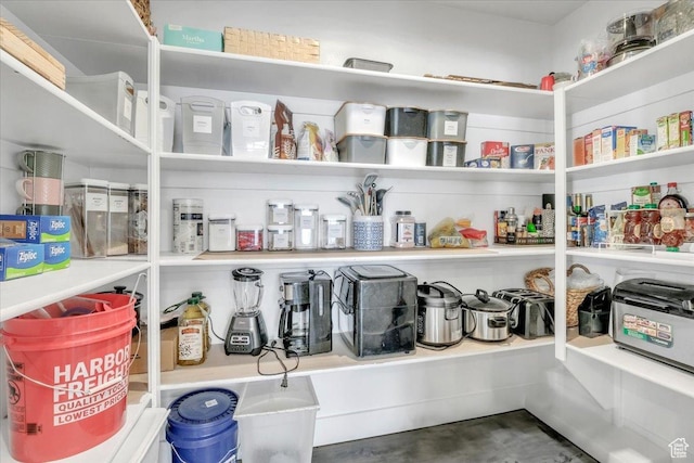 view of pantry