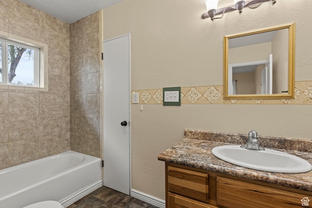 385 N 400 E, Logan, UT 84321 - bathroom with vanity and shower / bathtub combination