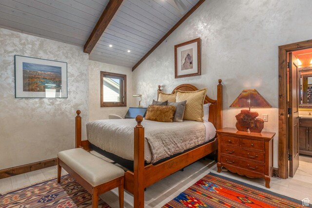 1428 N Deer Valley Dr, Park City, UT 84060 - bedroom featuring wooden ceiling
