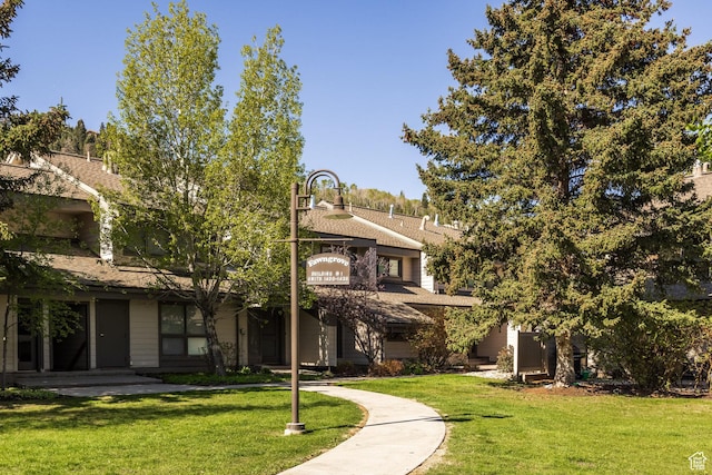 1428 N Deer Valley Dr, Park City, UT 84060 - view of front of house with a front yard