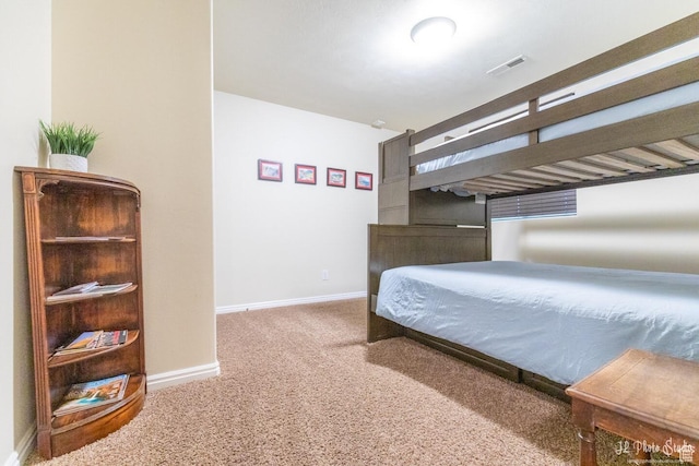 bedroom with carpet flooring