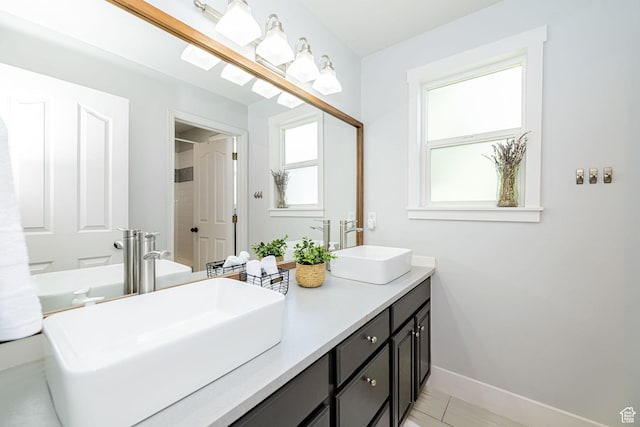 12138 S Willmar Cir, Riverton, UT 84065 - full bath featuring double vanity and a shower