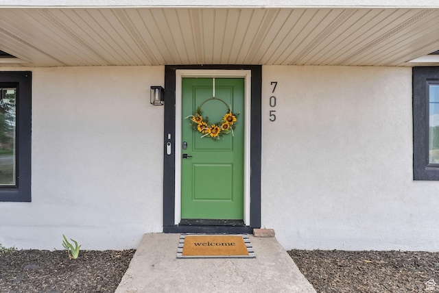 view of property entrance