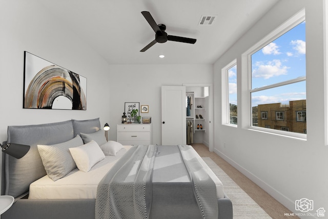 665 E 2015 N Unit 5C, Cedar City, UT 84721 - bedroom with ceiling fan and light carpet
