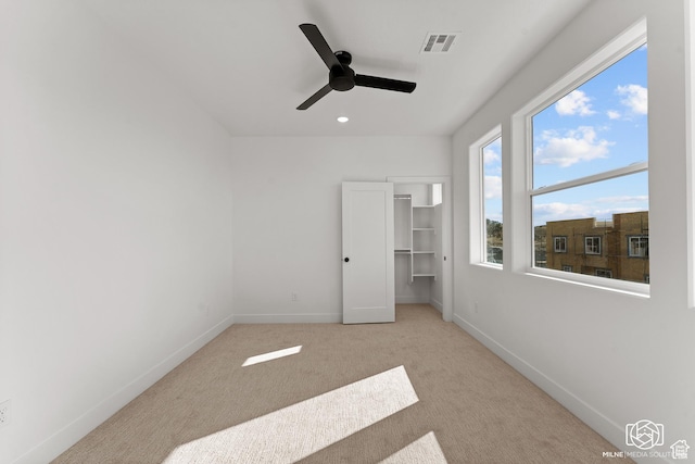 665 E 2015 N Unit 5C, Cedar City, UT 84721 - unfurnished bedroom with light carpet, a closet, and ceiling fan