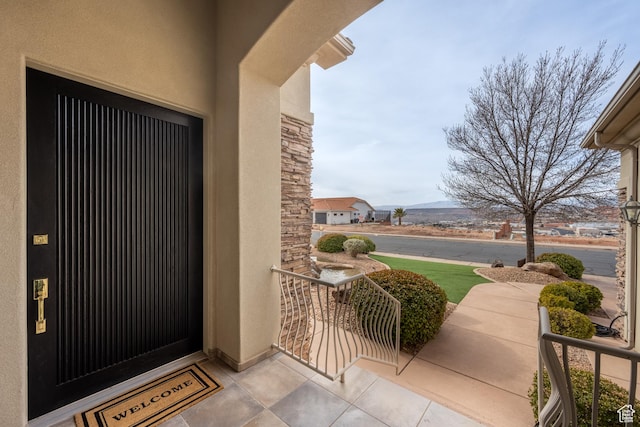 view of entrance to property