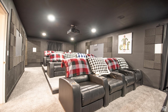 324 S Hayes Well Ln, Saratoga Springs, UT 84045 - cinema with carpet flooring and recessed lighting