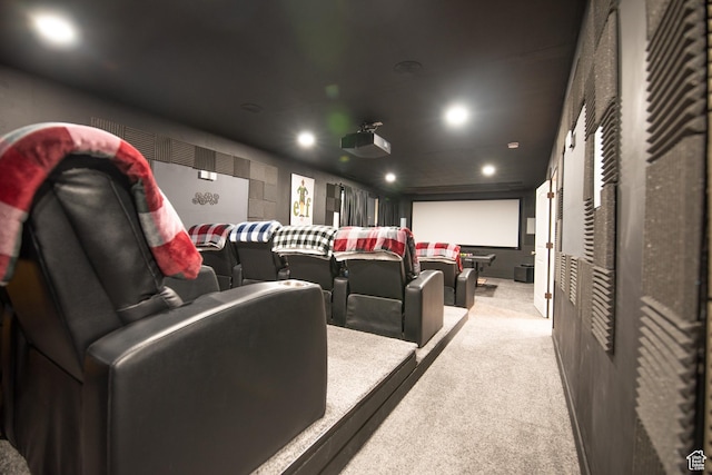 324 S Hayes Well Ln, Saratoga Springs, UT 84045 - carpeted home theater with recessed lighting