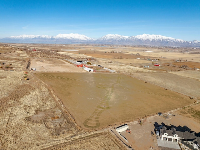 6007 W 8000 S, Payson, UT 84651 - aerial view featuring a rural view and a mountain view