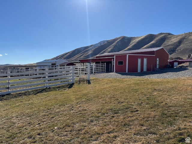 6007 W 8000 S, Payson, UT 84651 - view of horse barn featuring a mountain view