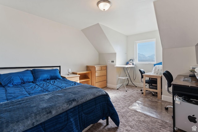 6007 W 8000 S, Payson, UT 84651 - carpeted bedroom with baseboards and vaulted ceiling