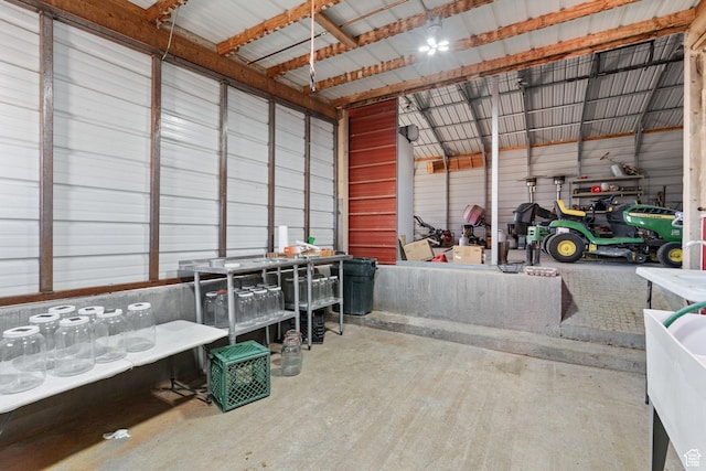6007 W 8000 S, Payson, UT 84651 - garage featuring metal wall