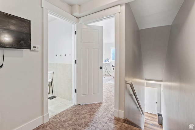 6007 W 8000 S, Payson, UT 84651 - hall featuring an upstairs landing