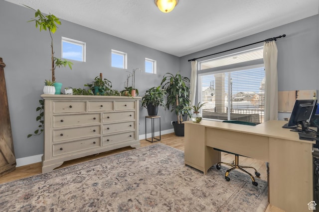 2144 S 120 E, Heber City, UT 84032 - home office with baseboards and light wood-style flooring