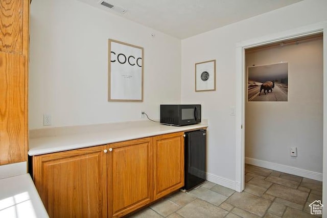 kitchen with refrigerator