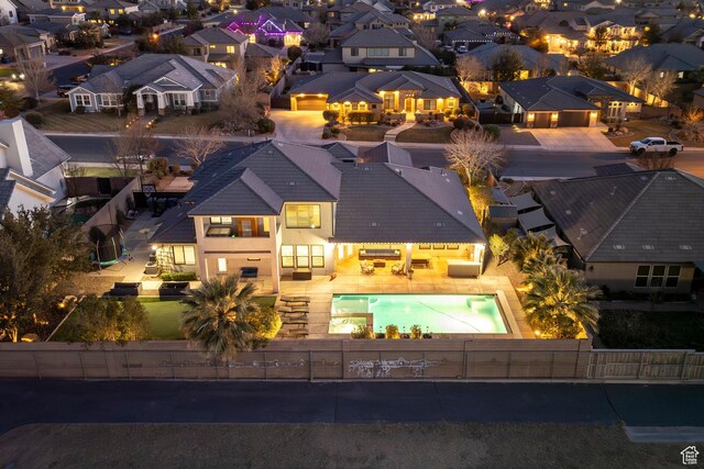 2305 E 3350 S, St George, UT 84790 - birds eye view of property featuring a residential view