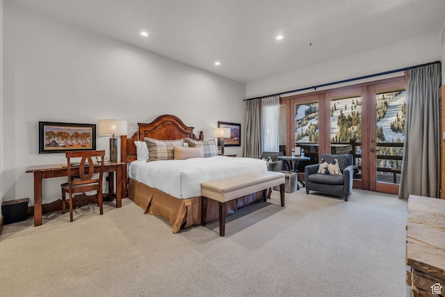 7700 Stein Way Unit 215, Park City, UT 84060 - carpeted bedroom featuring access to exterior and french doors