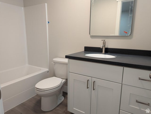 350 W Dublin S, Eureka, UT 84628 - bathroom featuring toilet, wood finished floors, and vanity
