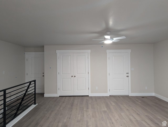 350 W Dublin S, Eureka, UT 84628 - interior space with ceiling fan, wood finished floors, and baseboards