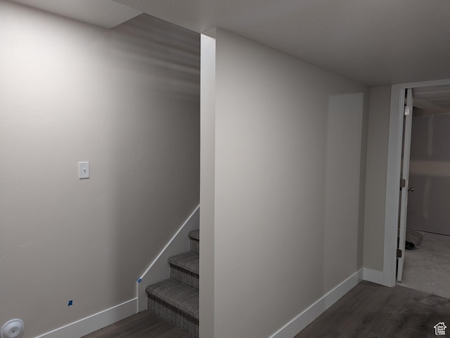 350 W Dublin S, Eureka, UT 84628 - stairs with baseboards and wood finished floors