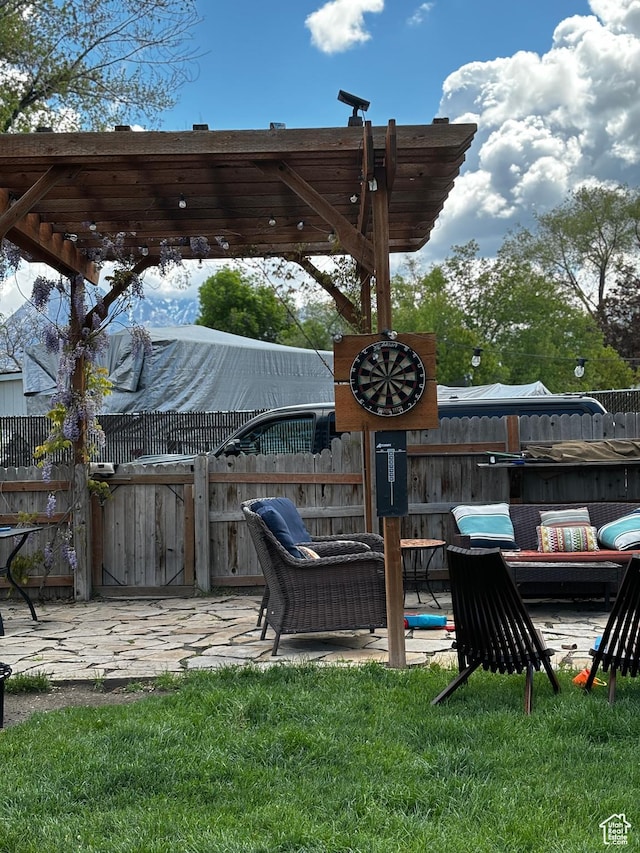 58 W 6100 S, Murray, UT 84107 - view of patio / terrace with a pergola