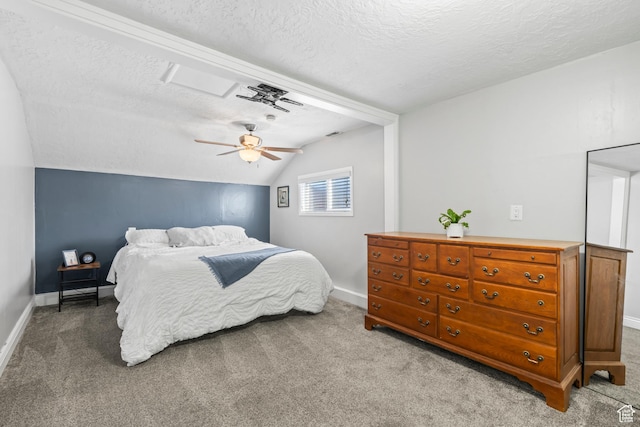 58 W 6100 S, Murray, UT 84107 - bedroom featuring lofted ceiling, carpet flooring, and a textured ceiling