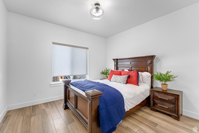 3727 S Larkspur Cir, Saratoga Springs, UT 84045 - bedroom with baseboards and light wood-type flooring