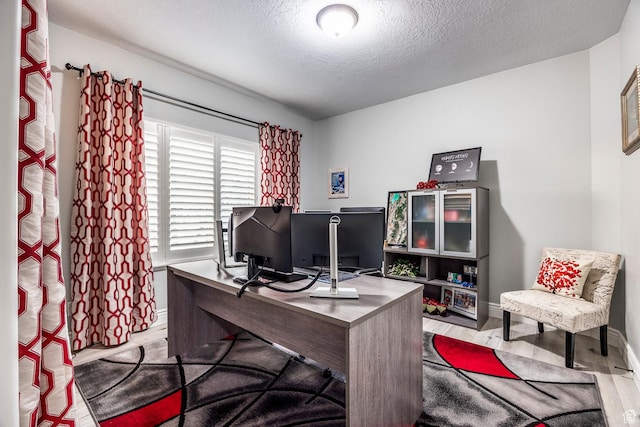 518 N 1980 E, Spanish Fork, UT 84660 - office with wood finished floors, a textured ceiling, and baseboards