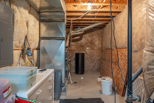 518 N 1980 E, Spanish Fork, UT 84660 - unfinished basement featuring electric panel