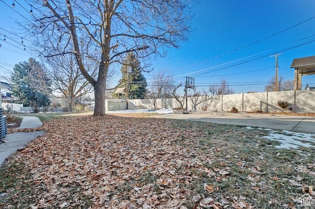 view of yard