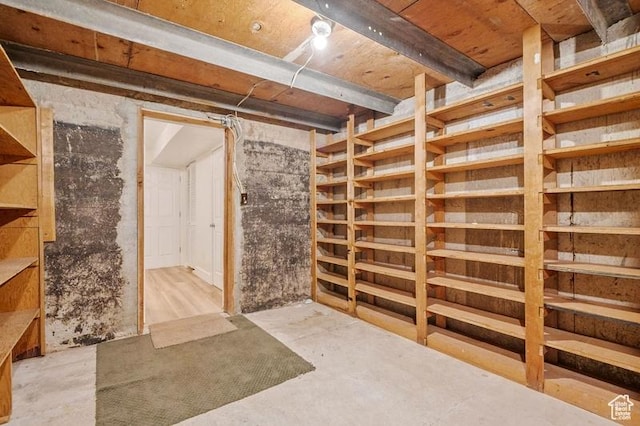 view of storage