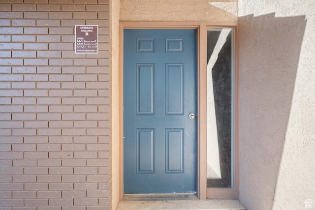 view of entrance to property