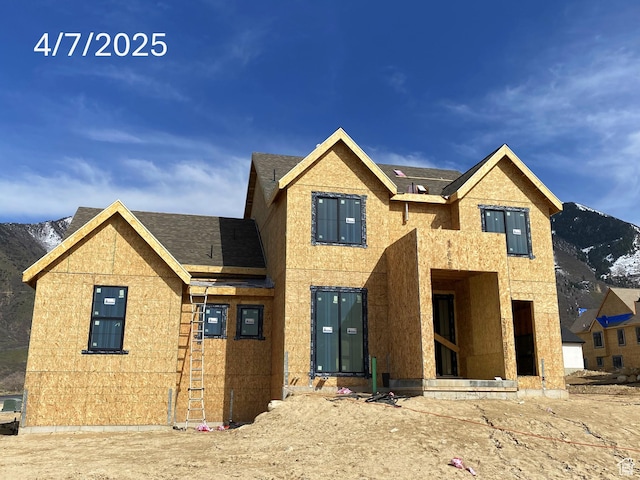 1299 S 1090 E, Salem, UT 84653 - property in mid-construction with roof with shingles and a mountain view