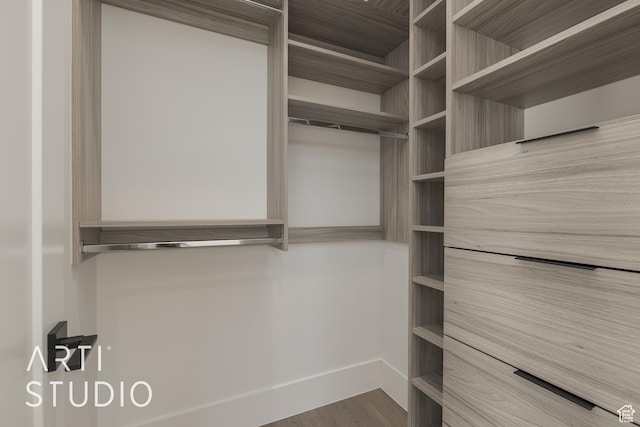 2752 S 3930 W, Hurricane, UT 84737 - walk in closet featuring hardwood / wood-style flooring