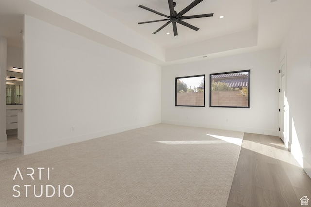 2752 S 3930 W, Hurricane, UT 84737 - spare room with a raised ceiling and ceiling fan