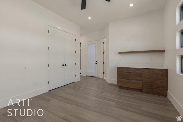 2752 S 3930 W, Hurricane, UT 84737 - foyer entrance with wood-type flooring and ceiling fan