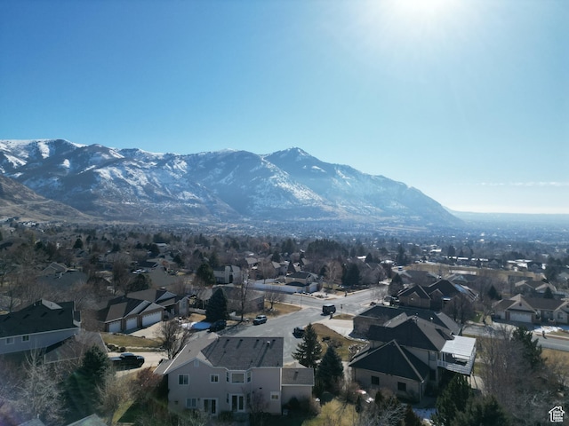 view of mountain feature