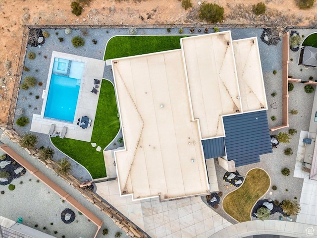 drone / aerial view