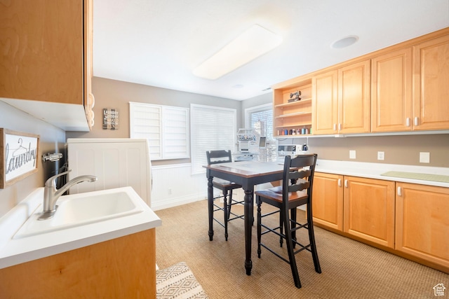 6658 S Caracol Cv, Cottonwood Heights, UT 84121 - dining room featuring light colored carpet