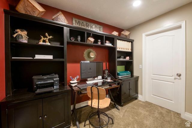 6658 S Caracol Cv, Cottonwood Heights, UT 84121 - office area with light colored carpet
