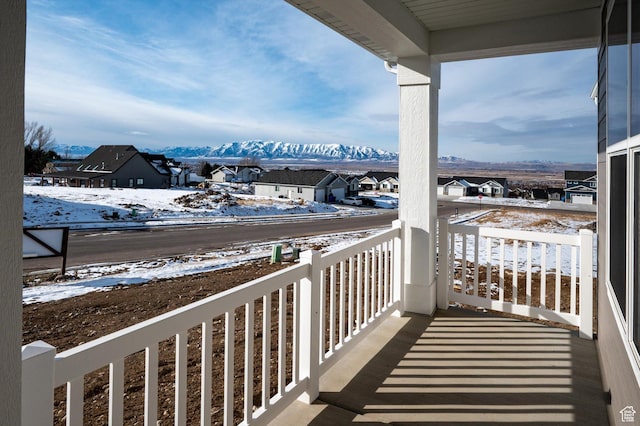 855 E 410 N Unit 157, Hyde Park, UT 84318 - snow covered back of property with a mountain view