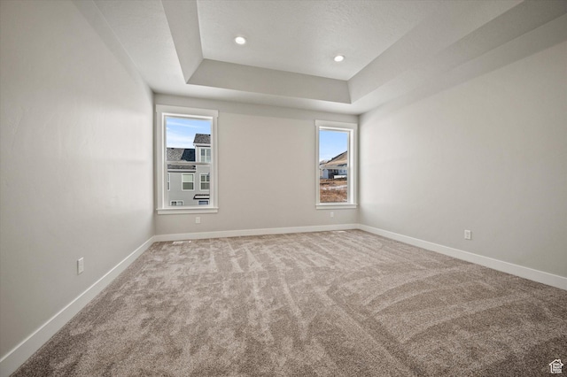 855 E 410 N Unit 157, Hyde Park, UT 84318 - carpeted empty room featuring a raised ceiling