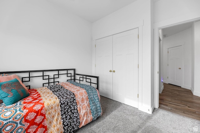 3932 W 2875 N, Plain City, UT 84404 - carpeted bedroom with a closet and baseboards