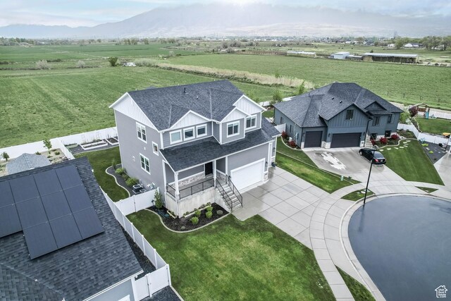 3932 W 2875 N, Plain City, UT 84404 - aerial view of sparsely populated area with a mountainous background