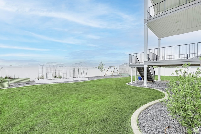 3932 W 2875 N, Plain City, UT 84404 - view of grassy yard with stairway