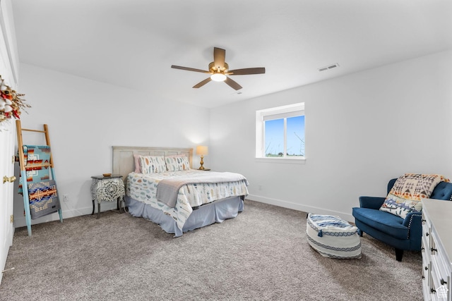 3932 W 2875 N, Plain City, UT 84404 - bedroom featuring carpet floors, baseboards, and a ceiling fan