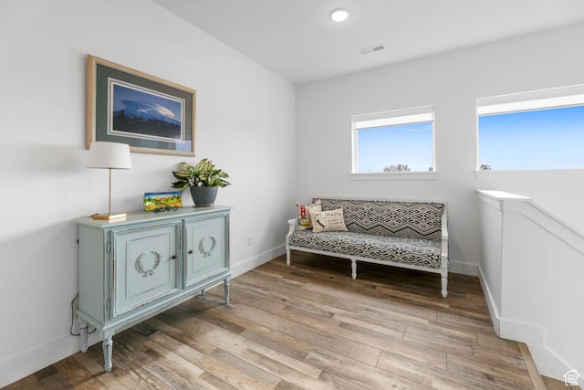 3932 W 2875 N, Plain City, UT 84404 - sitting room with light wood-style flooring, recessed lighting, and baseboards